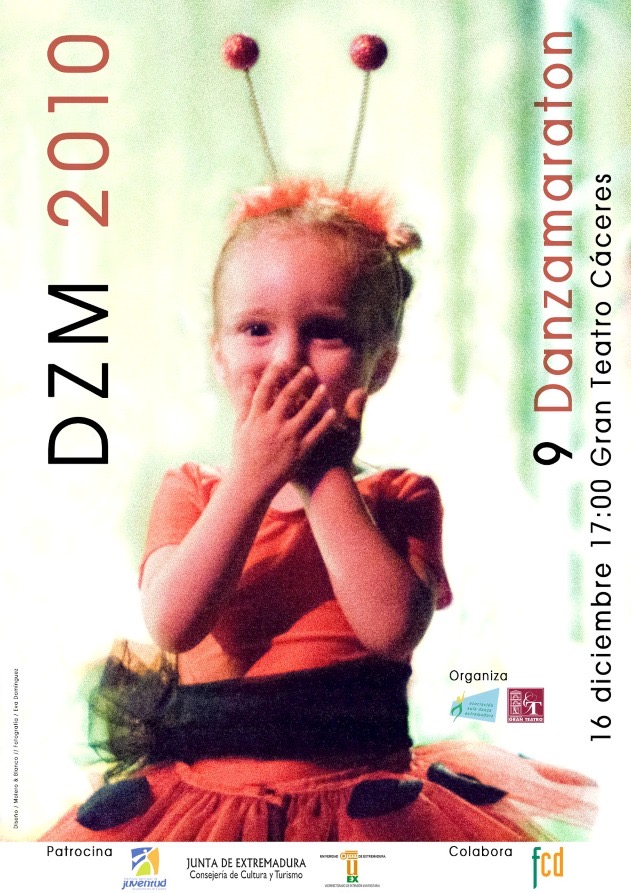 Cartel IX Danzamaratón · Festival DZM 2010