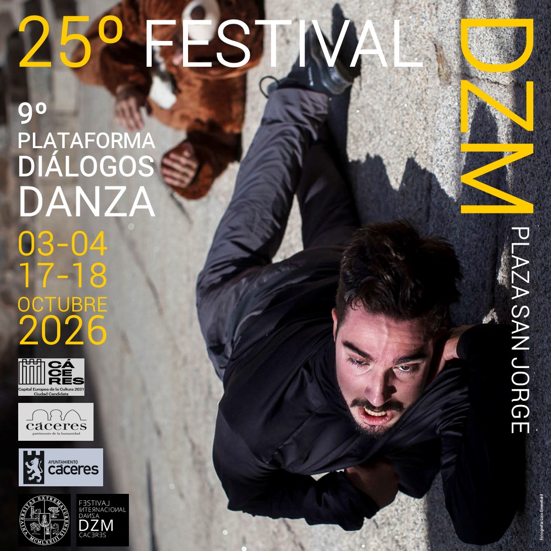 Cartel 9ª Plataforma Diálogos Danza — DZM 2026