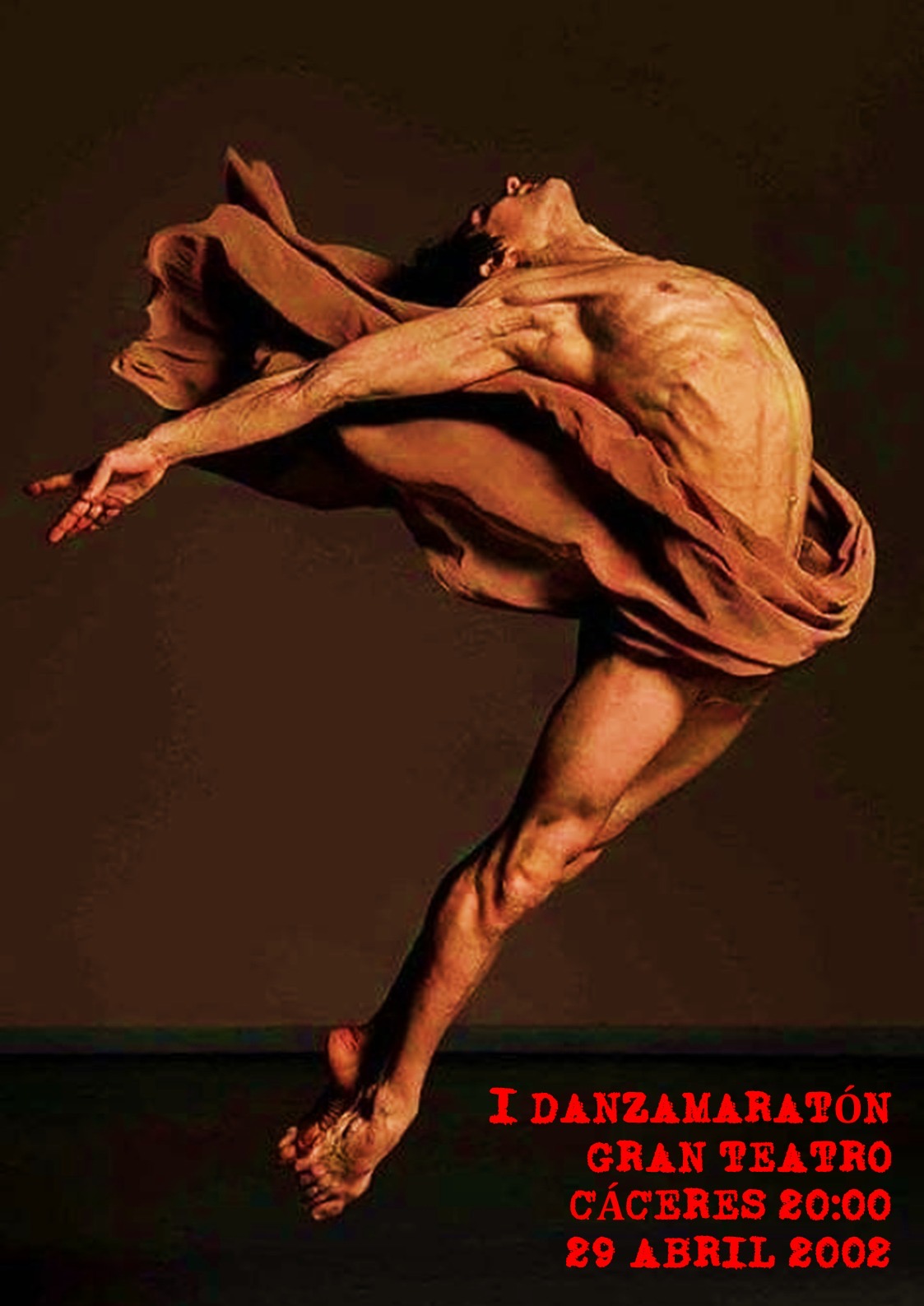 Cartel I Danzamaratón · Festival DZM 2002