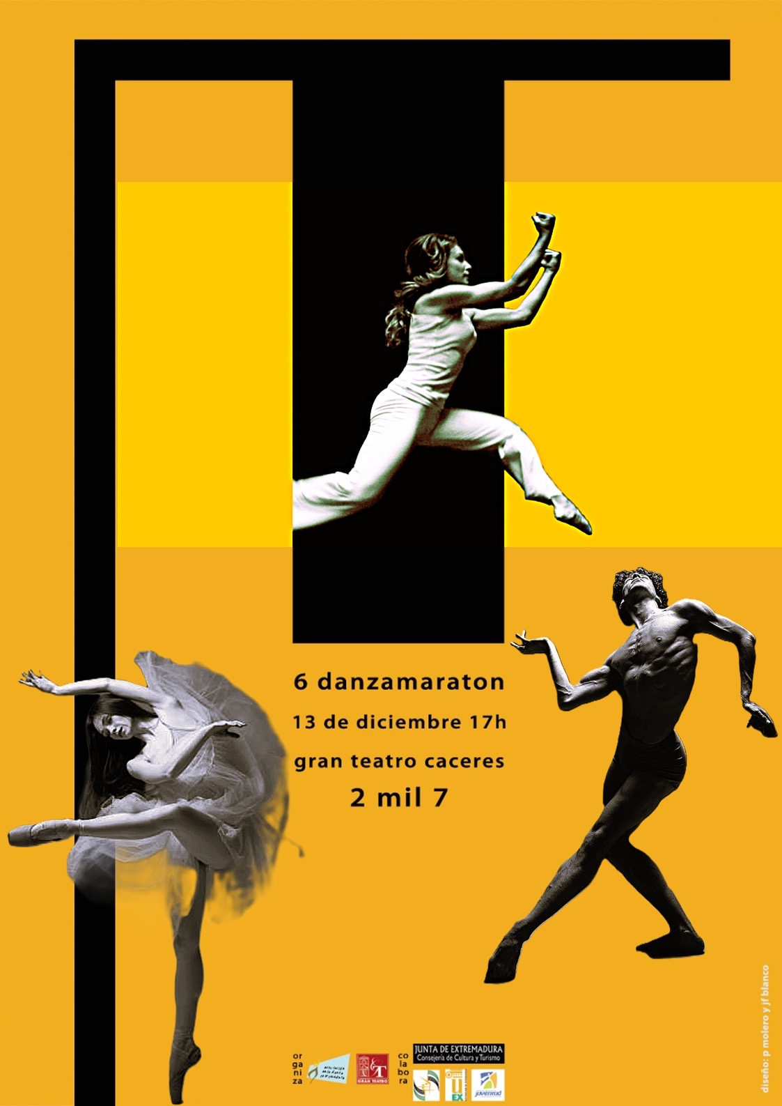 Cartel VI Danzamaratón · Festival DZM 2007